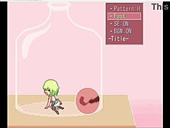 i am a curvy college girl with huge boobs playing a fun game where i assfuck a bottle in my cute outfit, but it's so exciting and horny