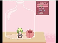 i am a curvy college girl with huge boobs playing a fun game where i assfuck a bottle in my cute outfit, but it's so exciting and horny