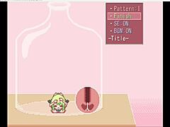 i am a curvy college girl with huge boobs playing a fun game where i assfuck a bottle in my cute outfit, but it's so exciting and horny