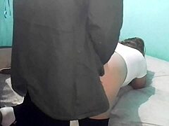 Latina MILF Bent Over In Doggystyle Fuck