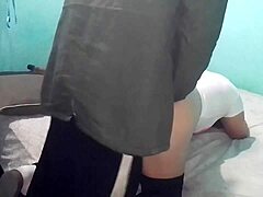 Latina MILF Bent Over In Doggystyle Fuck