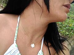 Brazilian Amateur Finds Big Cock on Beach for Passionate Fuck and Cum Swallow