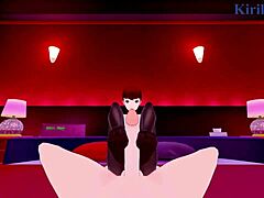 Elizabeth and Kasumi in intense hentai sex action