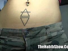 Newbie teen Lucy Belle drilled by BBC Rome Major