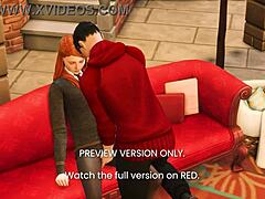 Want to see Ginny's naughty revenge in 3D hentai?