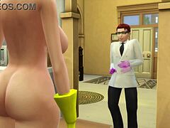 Dexter Spies Naked Bodies with X-Ray Glasses in Sims 4