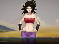 yo, goddess gives epic tit job in dragon ball adventure!