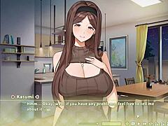 I watch Summer Clover as a blonde nun give a rough blowjob till she orgasms in this harem game
