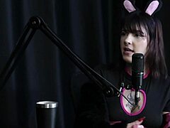 Depois chose Yummi Paradise for sheer red lingerie debut