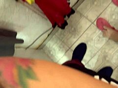 Did you sneak into the dressing room for that public fuck?