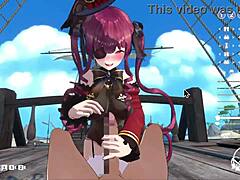 fuck the big-breasted captain