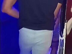 Hot Latina in Uniform Gets Nailed in Public Bathroom!