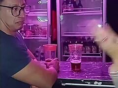 Hot Latina in Uniform Gets Nailed in Public Bathroom!