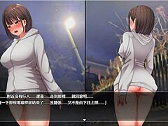 why expose yourself in front of the pole? it's getting me so excited in this hentai game.