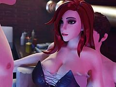 A 3d hentai story unfolds with cute characters