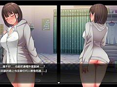 why expose yourself in front of the pole? it's getting me so excited in this hentai game.