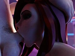 A 3d hentai story unfolds with cute characters