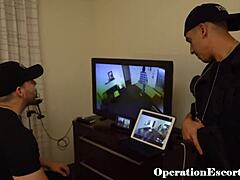 arrested hooker bent over for hidden cam doggystyle pounding.