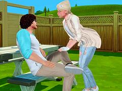 Stepbrother takes huge dick in ass roughly