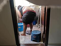 young boy jerking in front of andhra maid swathy, wanna watch?