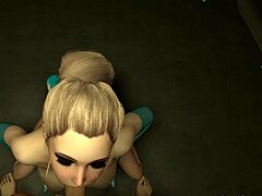 Busty Blonde Deepthroat Blowjob Teaser