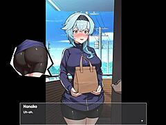 Busty Delivery Worker Exposed In Anime Game