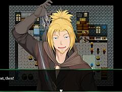 entering holy cathedral in succubus covenant hentai to find half-naked blonde angels