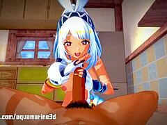 现在看这个原神Mualani的未删减里番！狂野又卡通辣妹。