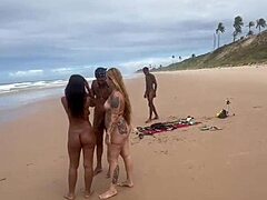 Are you banging this hottie on the beach with everyone watching?