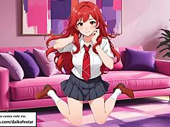 joi starts as the gay friend at a party. he resists cumming to join ladyboy games with shemale friends in holiday anime fun.