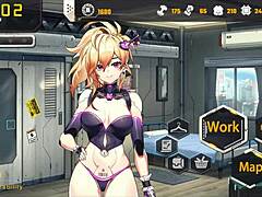 i-i just cant stop drilling nova with that sextoy in robolife2 hentai game