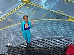 stranded in space, uh, first kiss with redhead haylee tho