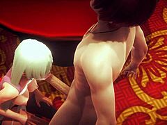 seven deadly sins hentai - elizabeth seduces in japanese manga anime part 2 with wild blowjobs and creampies