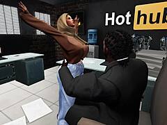 i watched a black security guard bang an asian muslim woman in second life hentai