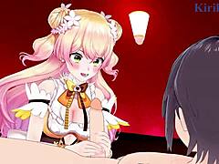 shishiro botan and momosuzu nene in vtuber adventure