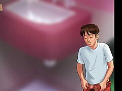 erotic summertime saga anime clip full of steam