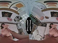 Chanel Camryn Sucks and Rides Kyle Mason's Huge Cock in VR