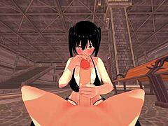 fiery servicing by this smokin cosplayer unleashes a hot stream as she takes control in pov