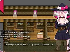 Witchy Prostitute Ceres Offers Boob Job in Hentai Game