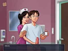 erotic summertime saga anime clip full of steam