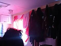 that canadian slut gives a deepthroat blowjob, swallowing a huge load of cum