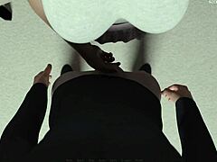 Stepmom's Heart Races During Intense Blowjob In Bed