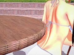 Yor Forger Spies in Bikini Pool Sex!