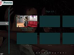 gina in yoga pants groping her pussy in big city pleasures