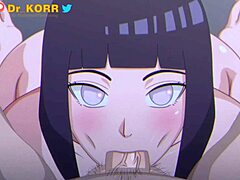 dr korr's voiced series features hinata's steamy blowjob