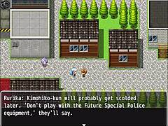 My friends appear with nipple piercings in ntr police ruri and sakura part 5