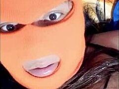 Mature Stepmom Wears Bitch Mask For Passionate Homemade Sex