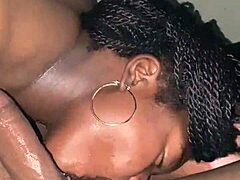 Ebony BBW Sloppy Deepthroat BBC!