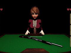 X Roulette 3 Teen Cartoon Gets Wild Cum Blast on Table