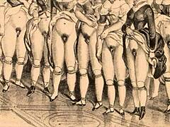 retro erotic art in vintage style